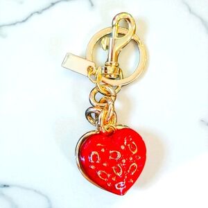 Two Hearts Large Keychain and Purse Charm